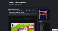 Desktop Screenshot of dietcokebabies.com